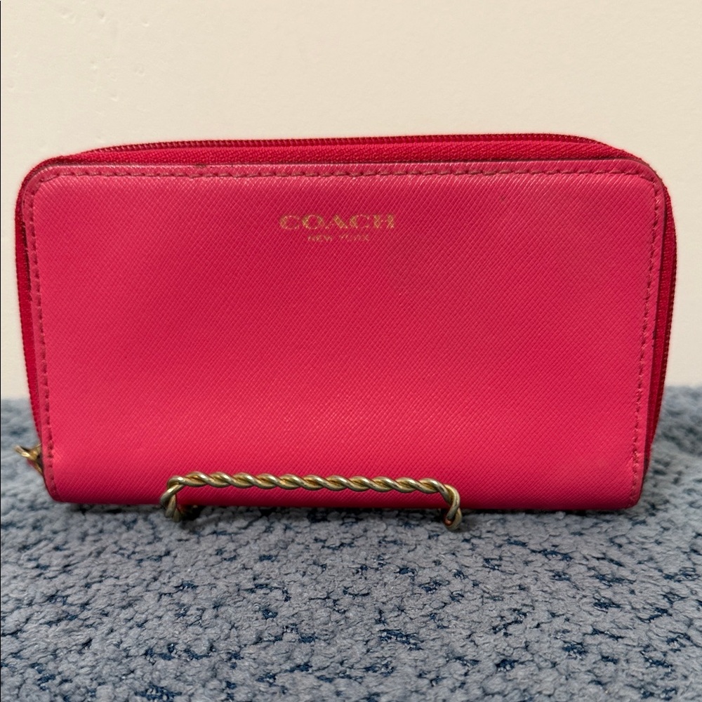 Coach Vibrant Pink Women's Wallet